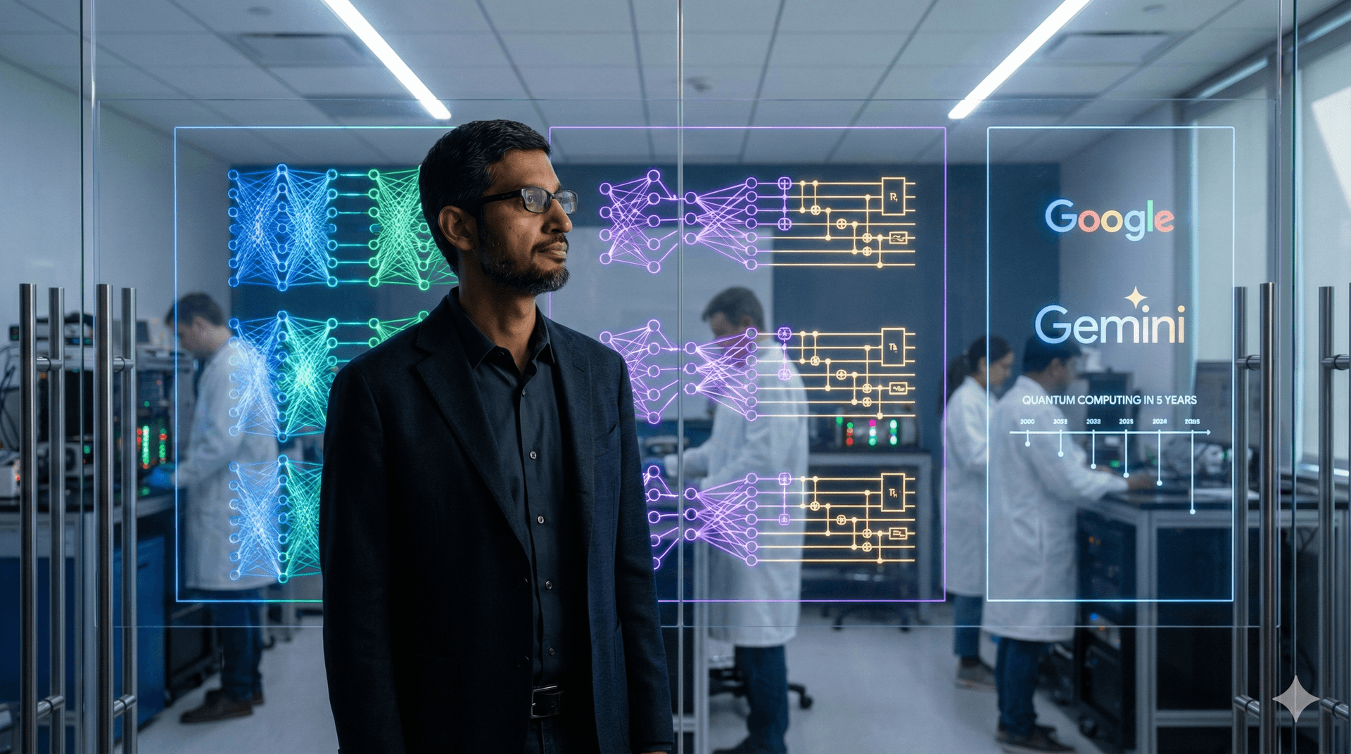 O Jogo de Longo Prazo da IA: A Conexão Secreta Entre Gemini e o Futuro Quântico
